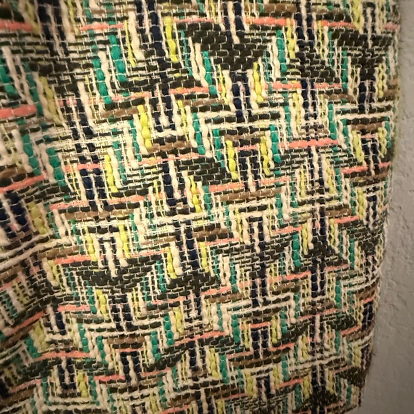 Kate Spade Harper Chevron Tweed Mini Skirt Size 4 - Picture 8 of 8
